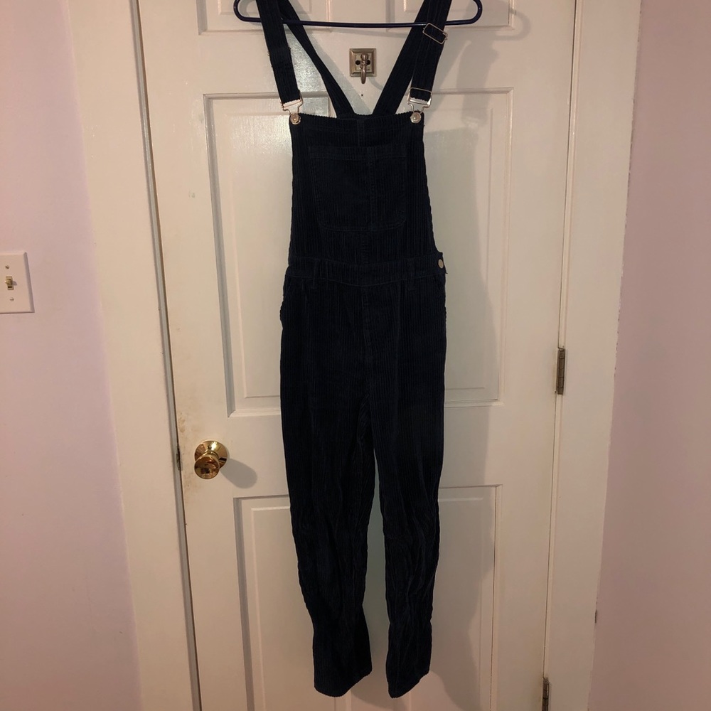 Forever 21 corduroy royal blue overalls